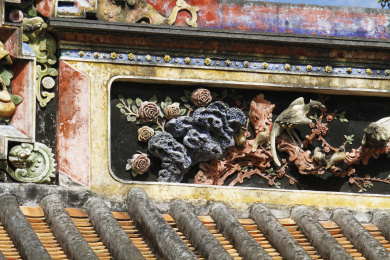 广东省岭南建筑灰塑