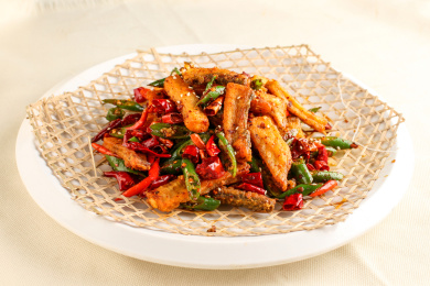 酱香鸡肉炒鱼排2 酱香鸡肉炒鱼排