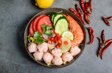 冬阴功手打虾滑