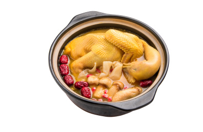 松茸炖鸡汤