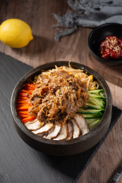 黑椒肥牛石锅拌饭 牛肉