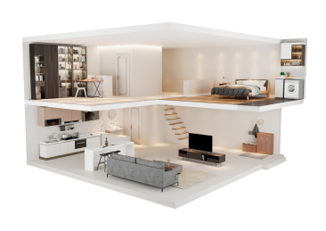 三维户型剖面图