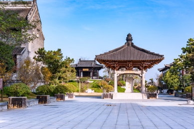 中国扬州大明寺的弘佛亭