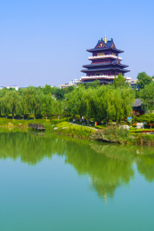 山东青州古城表海楼