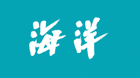 中国风书法汉字字体设计海洋