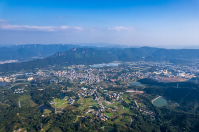 中国福建省福清市镜洋镇航拍