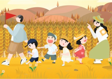 老师组织同学们去秋游