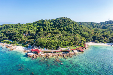 中国海南省三亚市海棠区蜈支洲岛旅游风景区