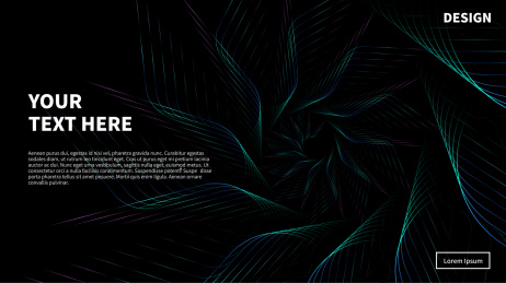 科技感大数据矢量插画