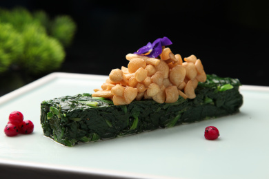 美极菠菜白玉菇