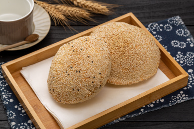 空气芝麻烧饼
