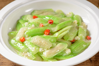 农家小炒丝瓜