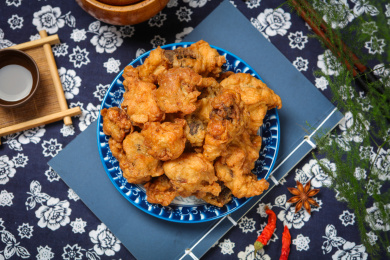 农家美食菜肴酥肉