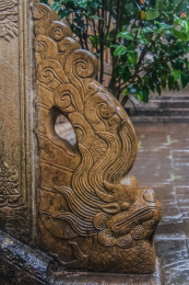 云南省昆明市金殿景区殿宇护栏龙兽装饰建筑