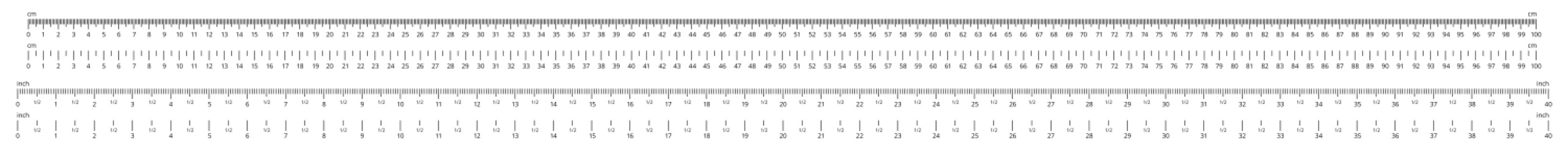 长形刻度尺创意设计插图