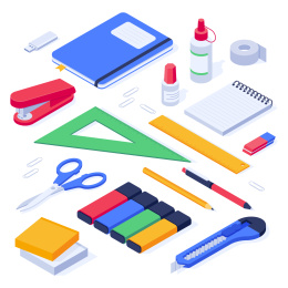 缤纷多元文具图标