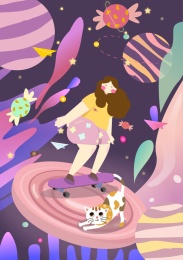 儿童节在糖果屋冲浪