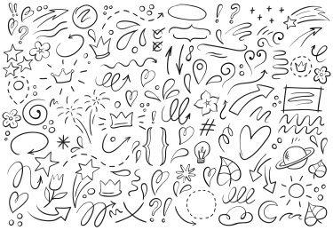 黑色线条符号插图