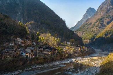 重庆巫溪宁厂古镇风景 