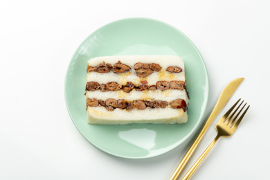 传统小吃糯米红枣切糕
