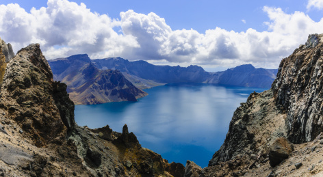 长白山天池秋季景色