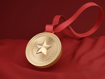 尊贵荣誉五角星奖牌勋章