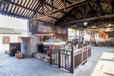 嘉兴乌镇东栅景区三白酒坊