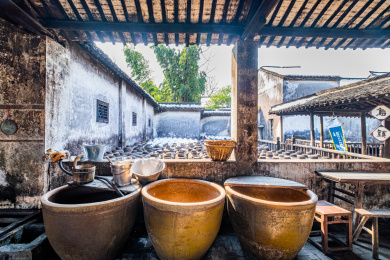 嘉兴乌镇东栅景区三白酒坊