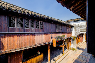 嘉兴乌镇东栅景区三白酒坊