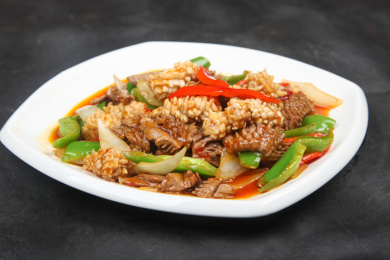 鱿鱼炒腰花