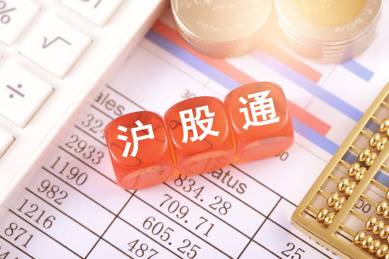 图表上的文字积木沪股通