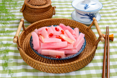 开胃泡菜腌萝卜甜