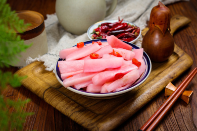 开胃泡菜腌萝卜甜