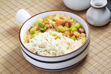 家庭美食菜浇螺丝面
