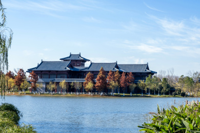 盐城大洋湾景区冬景