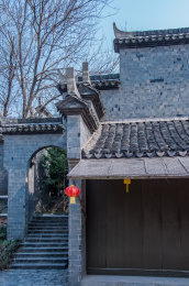 江苏省南京市明代阳山碑材景区园林古建筑