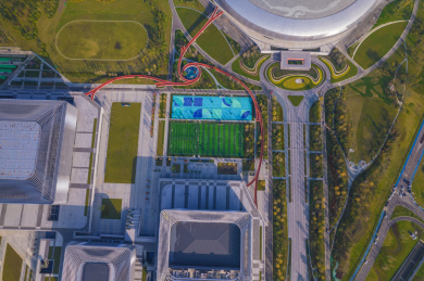 中国四川成都东安湖奥林匹克公园