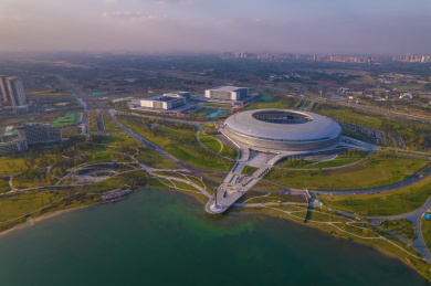 中国四川成都东安湖奥林匹克公园