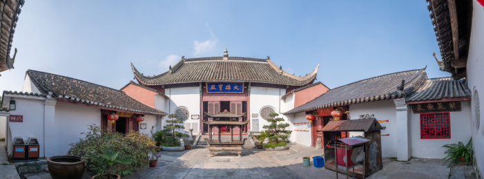 安徽合肥巢湖湖滨中庙姥山岛景区景观风光