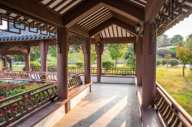 安徽合肥巢湖湖滨中庙姥山岛景区景观风光