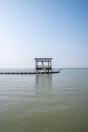 安徽合肥滨湖新区临巢湖景观风光