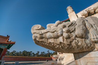 中国古建筑排水口装饰物