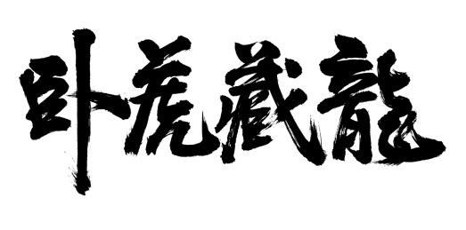手书手写汉字书法字体之卧虎藏龙