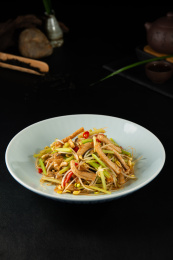 本芹豆芽炒鳗鳖