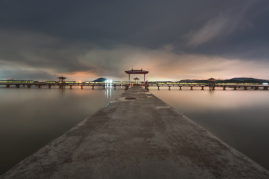 中国湖北武汉东湖风景区听涛轩