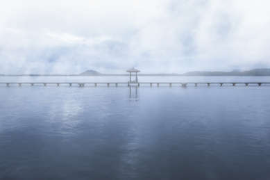 中国湖北武汉东湖风景区听涛轩
