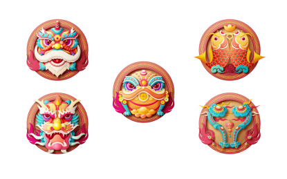 新年瑞兽吉祥物