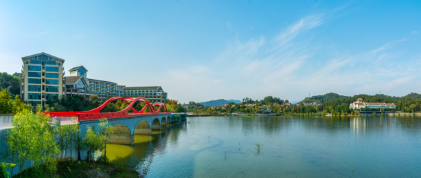 中国浙江杭州临安区青山湖国家森林公园