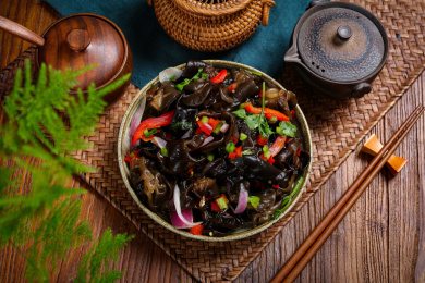 家常菜肴美食凉拌秋耳