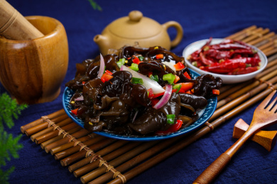 家常菜肴美食凉拌秋耳
